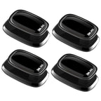 BEN.JACK BAL190409 4pcs Mini Multifunctional Car Hook Self-Adhesive Wall Hook For Home Use Black
