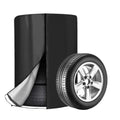 Universal Dust Proof Tire Shield Protective Tarp for Vehicle's 4 Tires Waterproof 420D Oxford Fabric, D65xH90cm, D73xH110cm, D85xH120cm D65xH90cm