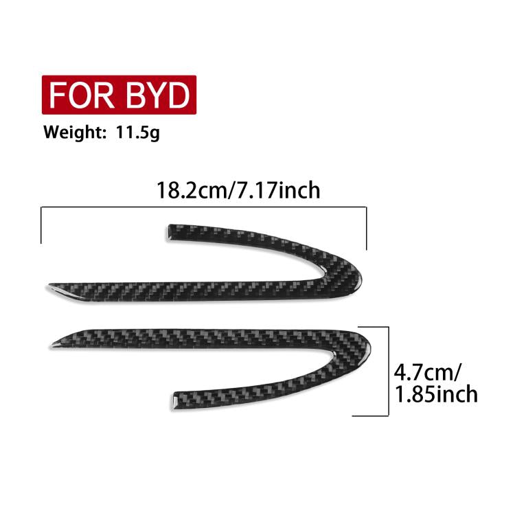For 2022-2025 BYD Seal 2pcs /Set Rearview Mirror Decorative Stickers