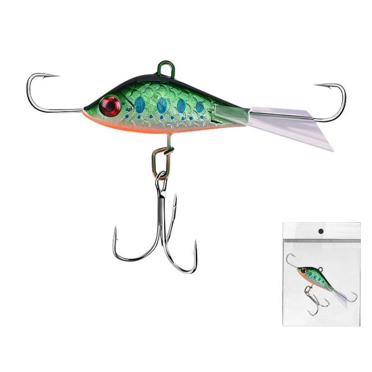 Ice Fishing Balanced Lure Model B 7.4cm 15g Lure Small Metal Minnow – Durable Build, Easy to Use No. 3 Bagged
