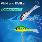 Ice Fishing Balanced Lure Model B 7.4cm 15g Lure Small Metal Minnow – Durable Build, Easy to Use