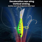 Ice Fishing Balanced Lure Model B 7.4cm 15g Lure Small Metal Minnow – Durable Build, Easy to Use