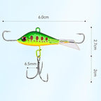 Ice Fishing Balanced Lure Model B 7.4cm 15g Lure Small Metal Minnow – Durable Build, Easy to Use