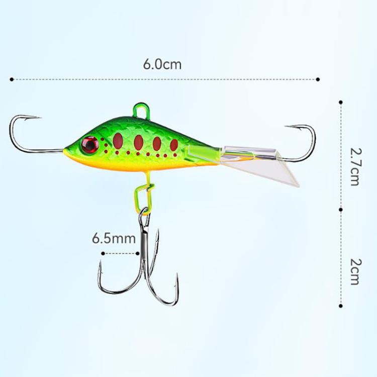 Ice Fishing Balanced Lure Model B 7.4cm 15g Lure Small Metal Minnow – Durable Build, Easy to Use