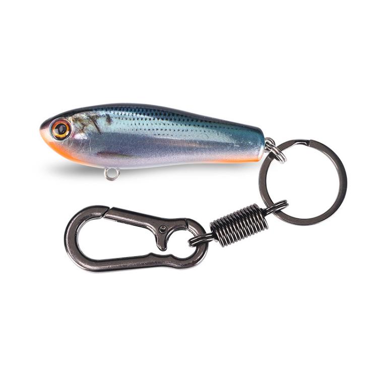 Fish-shaped Key Chain Keyring Alloy Lure Style Keyring, No. 1, No. 2, No. 3, No. 4, No. 5, No. 6 – Durable Build, Easy to Use No. 1