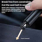Iforce H1 3-In-1 Safety Hammer Window Breaker Keychain Car Safety Emergency Tool – Aluminum Alloy