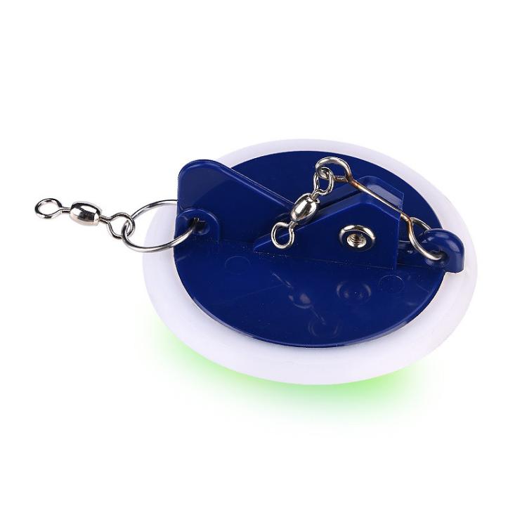 Trolling Disc ABS Luminous Connector Fishing Gear Boat Fishing Saltwater Fishing Accessories, Small Green, Small Orange, Small Dark Blue, Large Green, Large Orange, Large Dark Blue – Durable Build, Easy to Use Large Dark Blue
