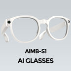 AIMB-S1 Smart Glasses Support 2MP Camera, 1080P Video Recording, Audio Recording & AI Translation – Magnetic