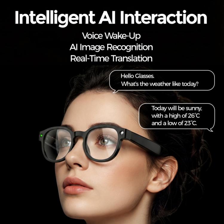 AIMB-S1 Smart Glasses Support 2MP Camera, 1080P Video Recording, Audio Recording & AI Translation – Magnetic