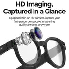 AIMB-S1 Smart Glasses Support 2MP Camera, 1080P Video Recording, Audio Recording & AI Translation – Magnetic