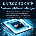 5G CPE Wi-Fi 6 Wireless SIM Card Router Dual-Mode NSA/SA High-Speed Gigabit Single-Port LTE Router, EU Plug – Card Slot