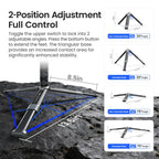aMagisn Metal Extendable Tripod Stand for Sports Cameras, Mirrorless Cameras & Smartphones, AM38
