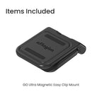 For Insta360 GO Ultra Magnetic Easy Clip AMagisn Mount 180-Degree Adjustable Angle For Flexible POV Shooting – Lanyard, Magnetic, Non-slip