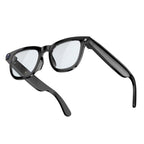 JS01 Pro Smart Glasses Support 12MP Camera, AI Translation, Human Detection, Video & Audio Recording, Transparent Anti-Blue Light Lenses, Graduated Blue Lenses, Graduated Red Lenses – Magnetic, Bluetooth Transparent Anti-Blue Light Lenses