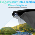 JS01 Pro Smart Glasses Support 12MP Camera, AI Translation, Human Detection, Video & Audio Recording, Transparent Anti-Blue Light Lenses, Graduated Blue Lenses, Graduated Red Lenses – Magnetic, Bluetooth