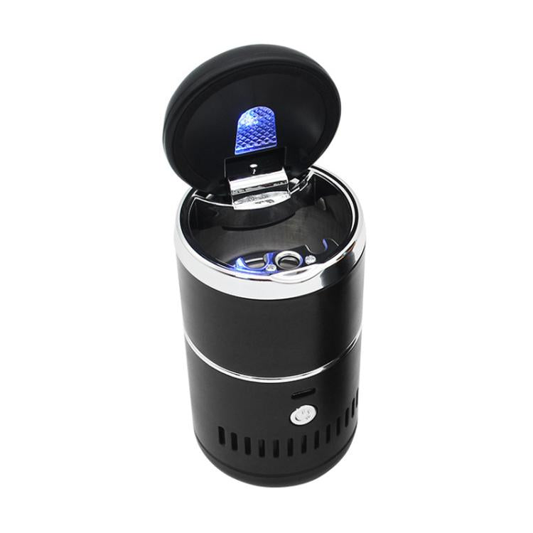 Car Ashtray Indoor Office Vacuum Cleaner – Aluminum Alloy Silver