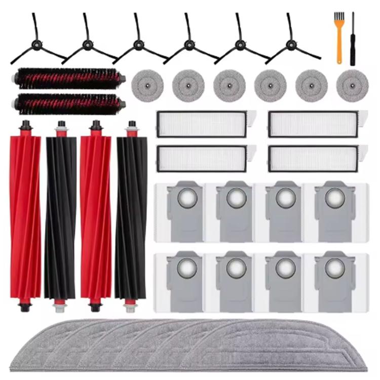 Replacement Kit For Roborock S8 Max Ultra / G20S Robot Vacuum, 19 In 1, 38 In 1 – Durable Build, Easy to Use 38 In 1