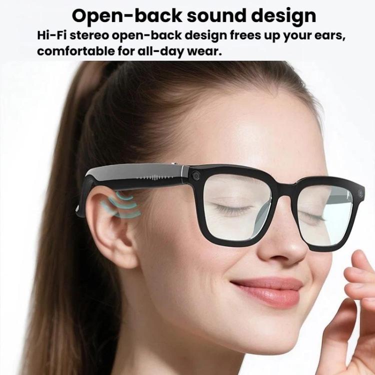 V03-T6 Smart Glasses Support 8MP Camera, Video Recording, Audio Recording & AI Translation – Magnetic, Bluetooth