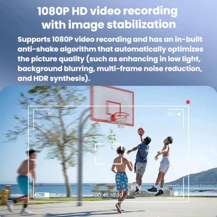 V03-T6 Smart Glasses Support 8MP Camera, Video Recording, Audio Recording & AI Translation – Magnetic, Bluetooth
