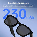 V03-T6 Smart Glasses Support 8MP Camera, Video Recording, Audio Recording & AI Translation – Magnetic, Bluetooth