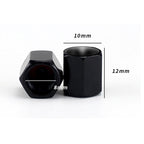 Automotive Carbon Fiber Textured Valve Stems Universal Cap