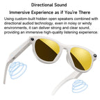 M88 Smart Glasses Support 2MP Camera, 720P Video Recording, AI Simultaneous Translation & Human Recognition