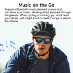 M88 Smart Glasses Support 2MP Camera, 720P Video Recording, AI Simultaneous Translation & Human Recognition
