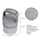 Baby Bottle Cooler Bag Storage Pouch for Breast Pump, Baby Bottles Outing Stroller Hanging Bag