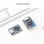 WAVESHARE 2.4GHz Wi-Fi Mini Development Board Based ESP32-S3 Dual-Core Processor, No Pin Header, Soldered Pin Header