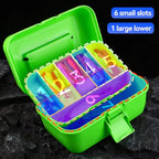 Mini Carry Lure Fishing Tackle Small Tools Case Double-Layer PP Storage Box