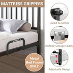 Adjustable Metal Mattress Retainer Anti-Slip Mattress Stopper Baffle, Adjustable Baffle – Durable Build, Easy to Use