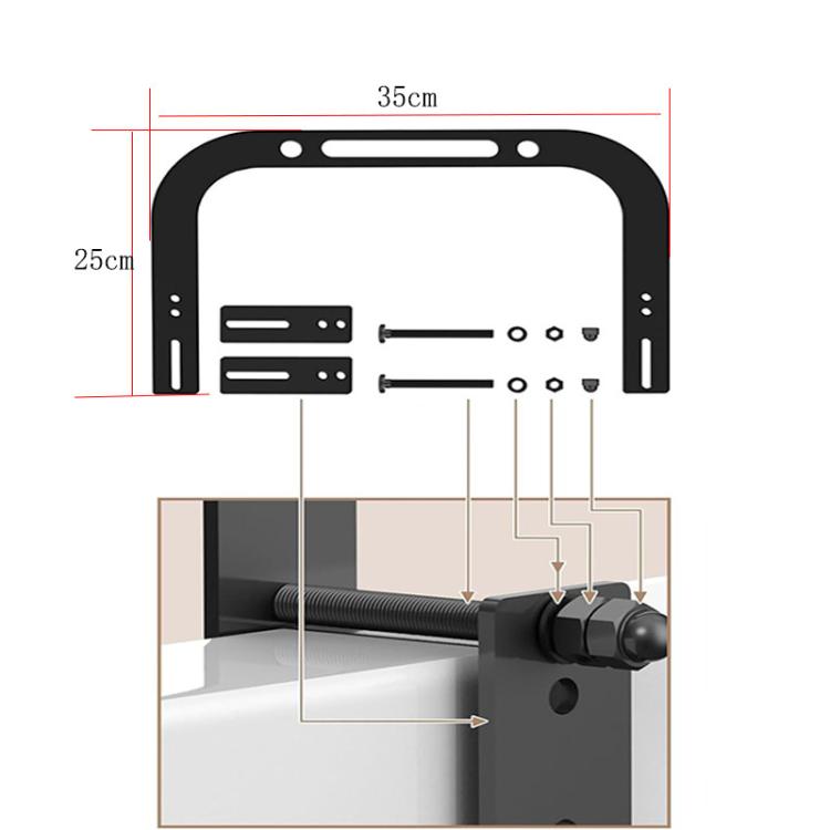 Adjustable Metal Mattress Retainer Anti-Slip Mattress Stopper Baffle, Adjustable Baffle – Durable Build, Easy to Use