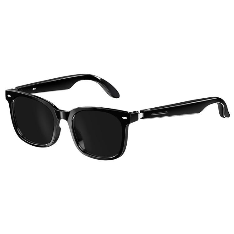 V6 Max UV Protection Smart Glasses Support Bluetooth Calling, Music Play & AI Assistant Black