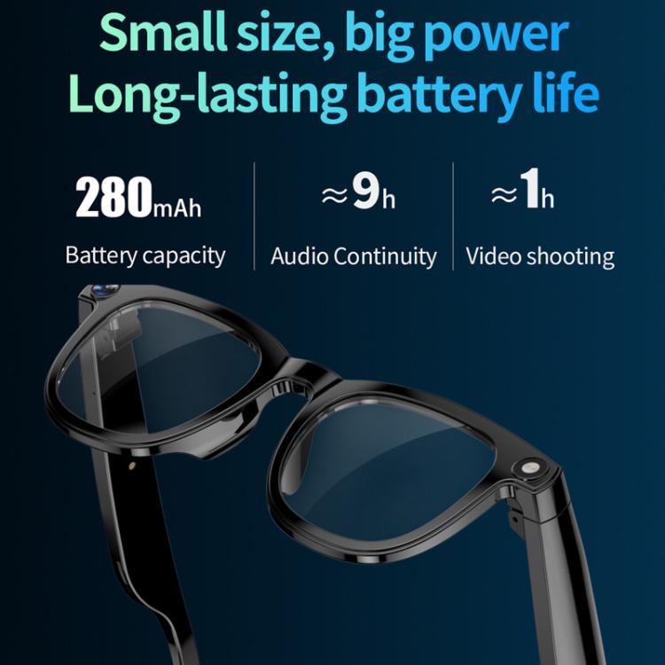 CY01 Smart Glasses Support 8MP Video Recording, AI Simultaneous Translation & Human Recognition, 16GB, 32GB