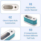 Manicure File Small Storage Case Manicure Machine Accessories File Heads Universal Storage Tool B