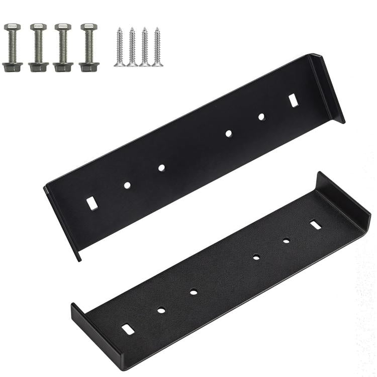 Heavy Iron Mailbox Mounting Bracket Supports Large Mailboxes Up To 8-Inch Wide, 200x50x17mm – Durable Build, Easy to Use