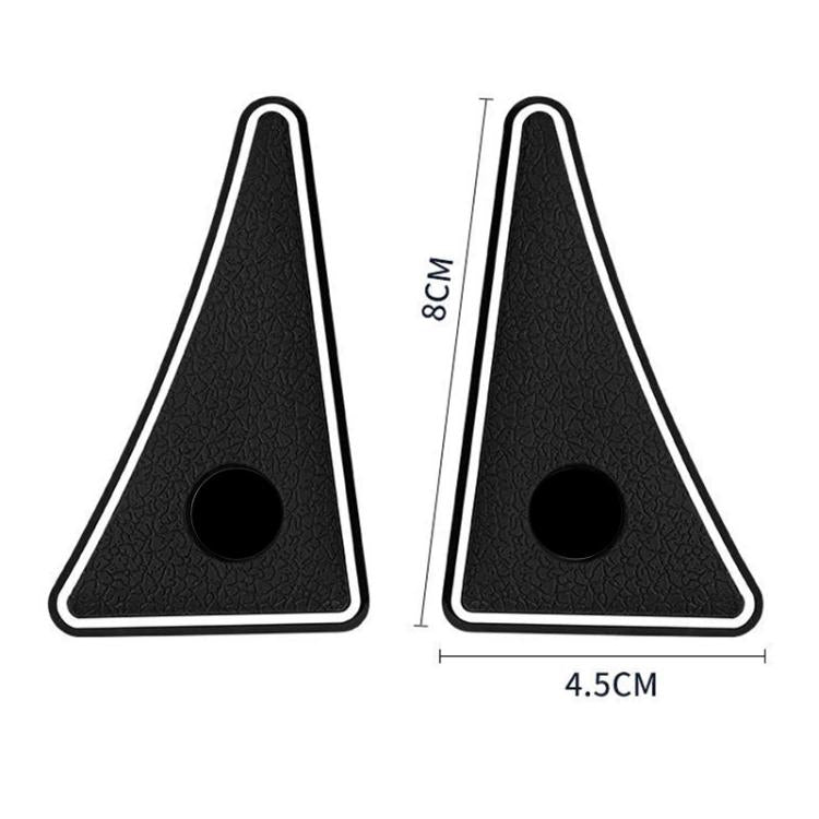 1pair Universal Car Door Corner Bumper Guards Anti-Scratch Decorative Stickers