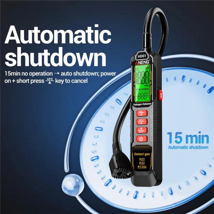ANENG Air Conditioner Refrigerant Car Halogen Leak Detector, Battery, Rechargeable – Durable Build, Easy to Use