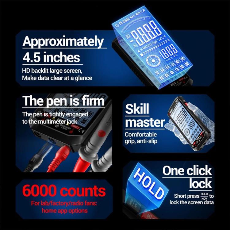ANENG Fully Automatic Intelligent Digital Multimeter For Electrical Engineering