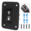 Car Modified 4-Pin Double Reset Lift Switch Rocker Switch Panel, KCD2-7 UP-DOWN KCD2-7 UP-DOWN