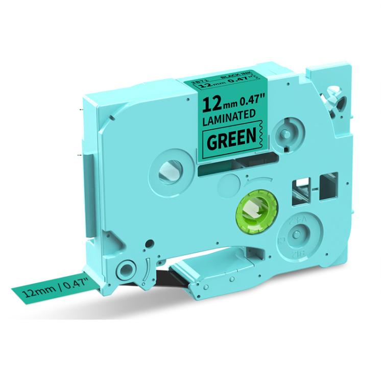 Phomemo 12mm x 8m Printer Ribbon Compatible with P3200/E1000/D1000 Label Printer, TP-BK, WH-BK, RD-BK, BL-BK, YL-BK, GN-BK, SL-BK, GD-BK, TB-BK, WH-RD, WH-BL, TP-WH, BK-WH, RD-WH, BL-WH, TB-WH, LP-BK, CBL-WH-BK, CBL-YL-BK, CBL-GN-BK, CBL-BL-BK,... GN-BK