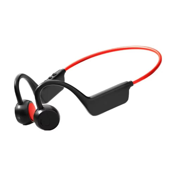 X1 Air-Conduction Bluetooth Earphones Running Exercise Waterproof Over-Ear Earphones Black Red