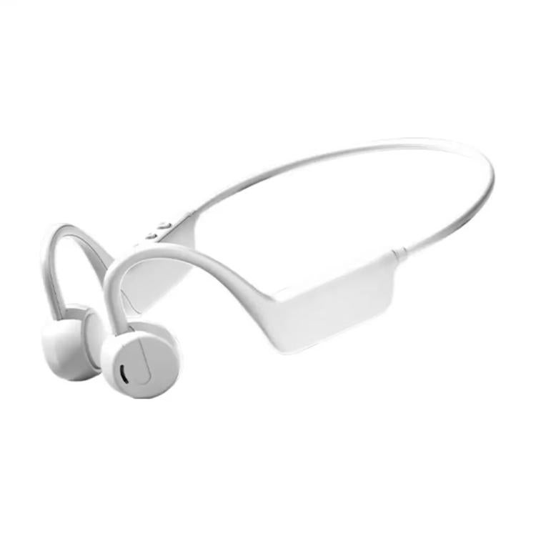X1 Air-Conduction Bluetooth Earphones Running Exercise Waterproof Over-Ear Earphones White