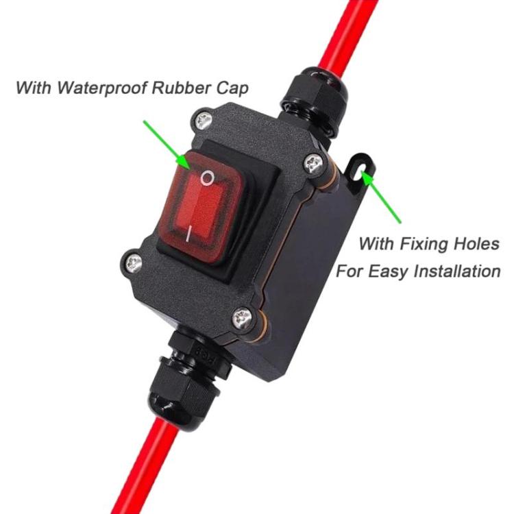Car Rocker Power Switch IP67 Waterproof Junction Box, IP67 Waterproof Junction Box – Waterproof