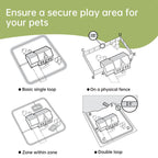 F600 Outdoor Pet Wired Electric Dog Fence 10-Level Precision Boundary Control, F600 – Waterproof