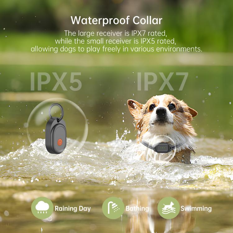 F600 Outdoor Pet Wired Electric Dog Fence 10-Level Precision Boundary Control, F600 – Waterproof