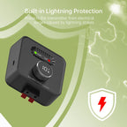 F600 Outdoor Pet Wired Electric Dog Fence 10-Level Precision Boundary Control, F600 – Waterproof