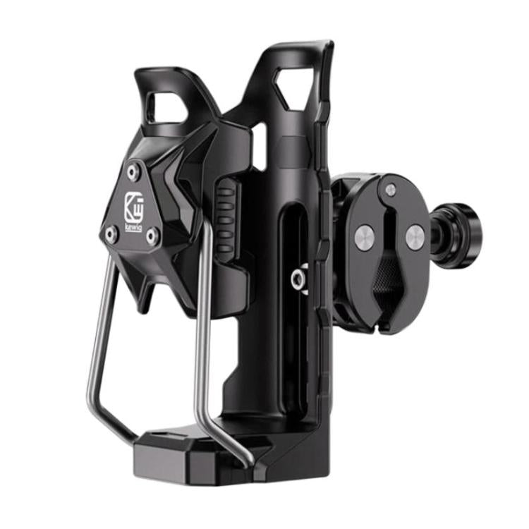 Adaptive Anti-Slip Water Bottle Holder For Motorcycles & Bicycles 360-Degree Rotating Anti-Theft Cup Holder, Kewig SHJ-6 – Aluminum Alloy Kewig SHJ-6