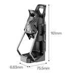 Adaptive Anti-Slip Water Bottle Holder For Motorcycles & Bicycles 360-Degree Rotating Anti-Theft Cup Holder, Kewig SHJ-6 – Aluminum Alloy