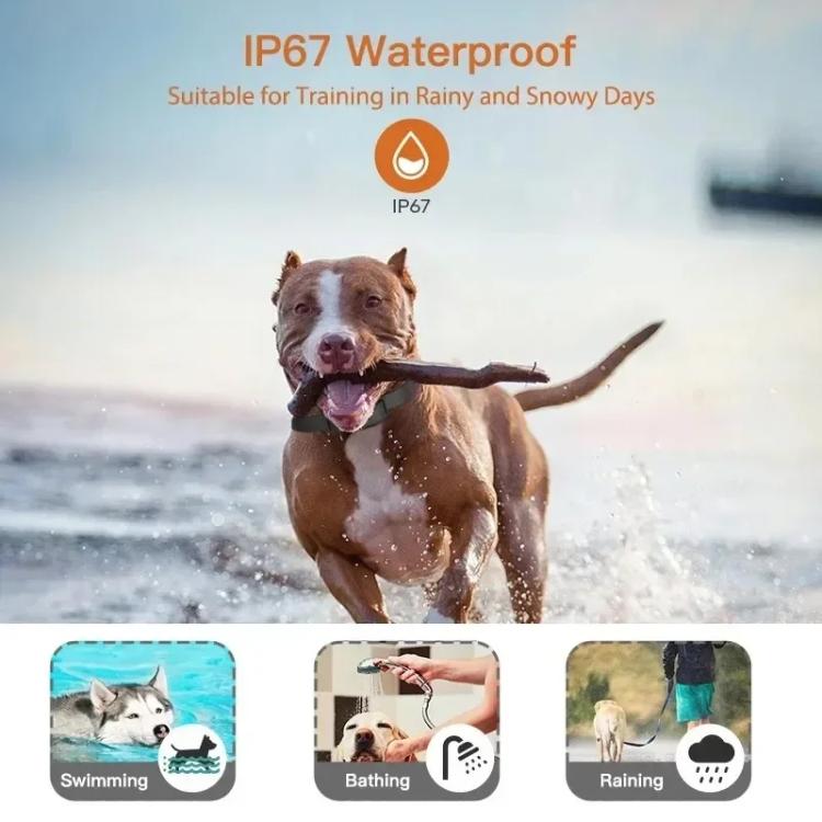 T740 Rechargeable Remote Dog Training Collar IP67 Waterproof Pet Trainer, T740